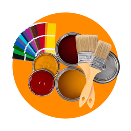 Фарби, декоративні штукатурки